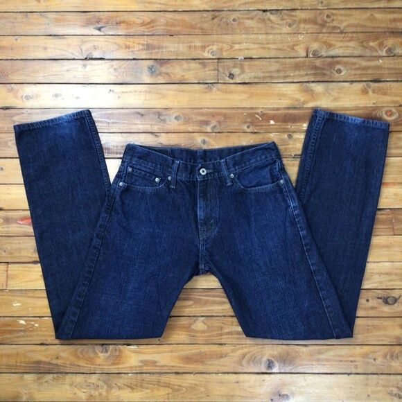 Levi’s 504 dark blue jeans 31/34 Levis - Picture 1 of 11